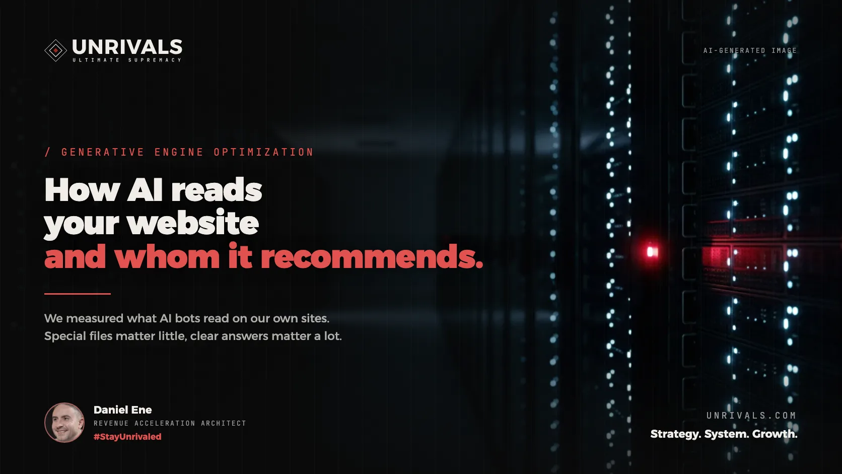 Generative engine optimization: how AI reads your website, explained for a CEO