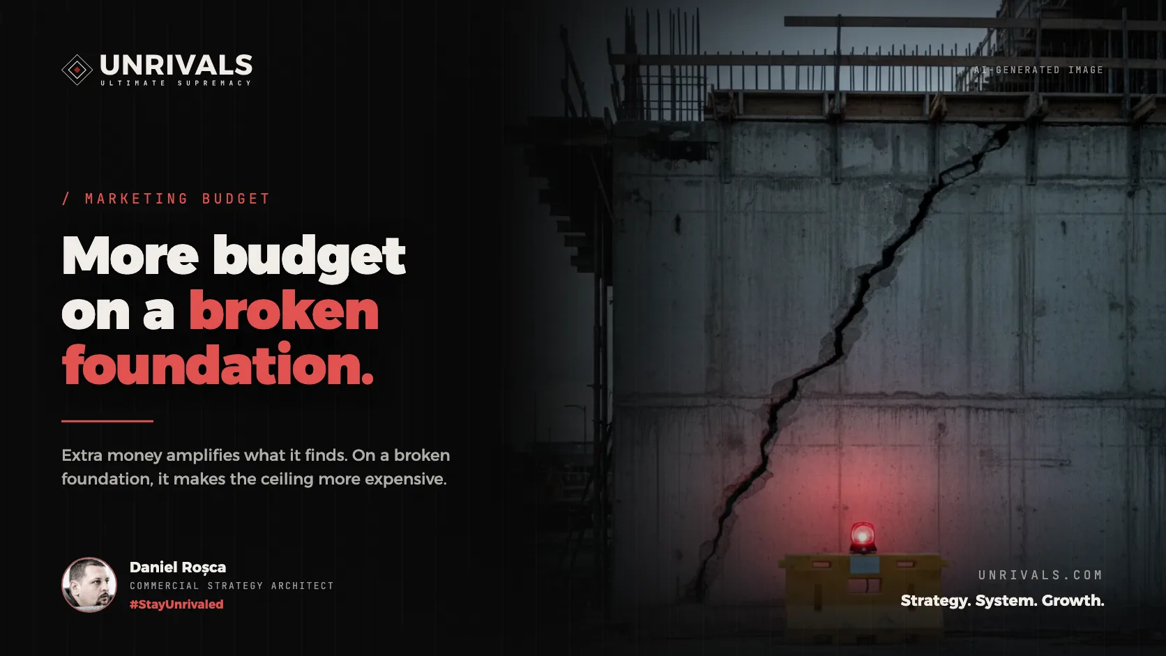 Marketing budget on a broken foundation: why more money doesn't bring more customers